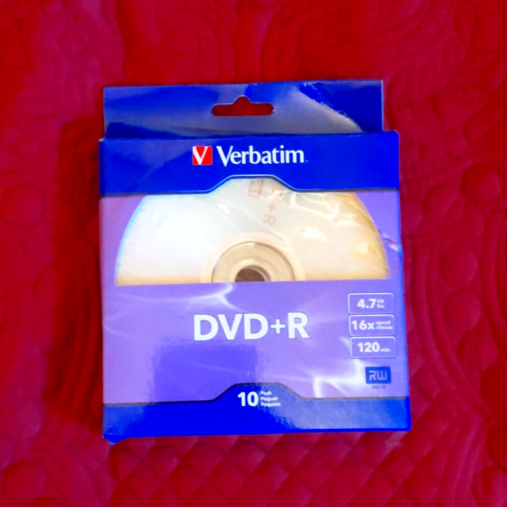 ⭐ Rewritable DVD 10 pack Verbatim